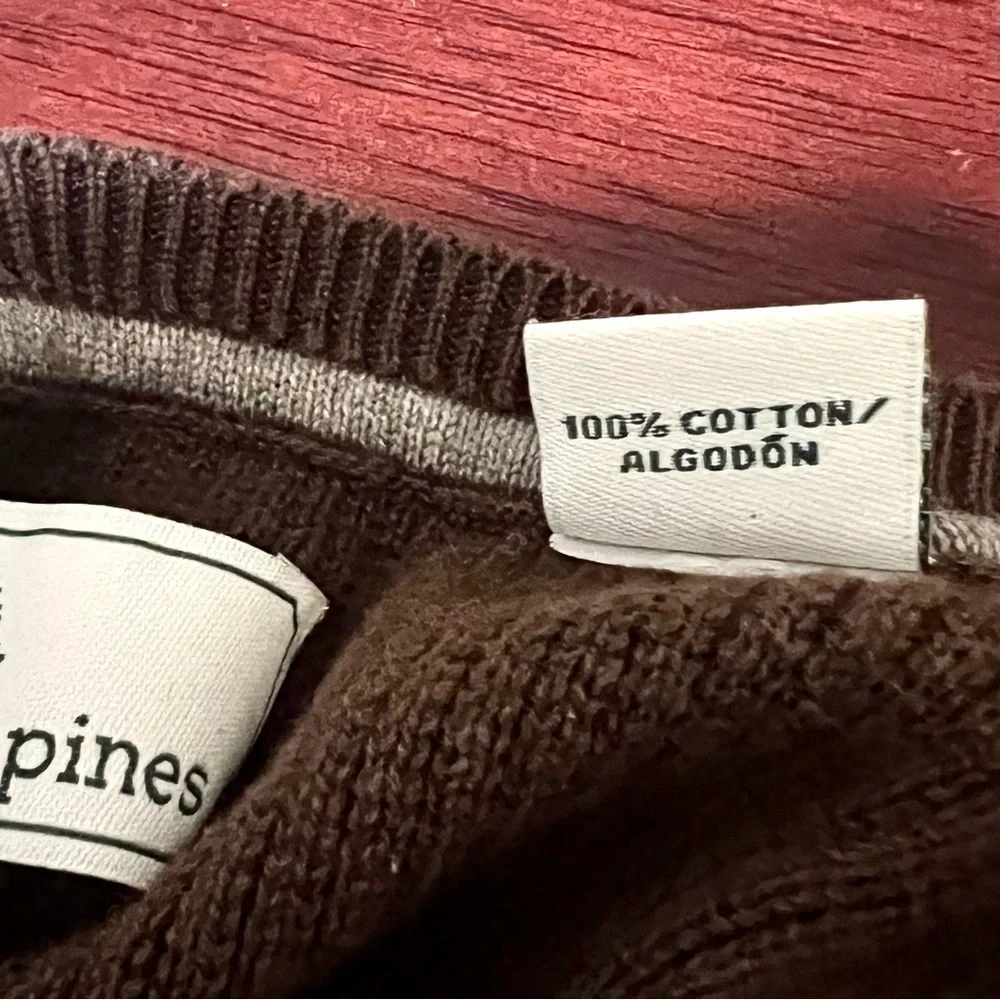 SOUTHERN PINES Cotton brown sweater vest men size XXL big and tall